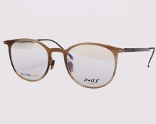 A pair of as new P+US Deluxe glasses frames with clear glass (RRP £420).