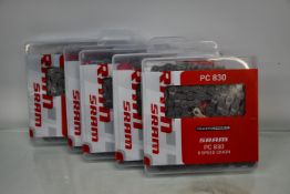Ten boxed as new SRAM PC-1110 11 Speed Chains (Solid pin, 114 links).
