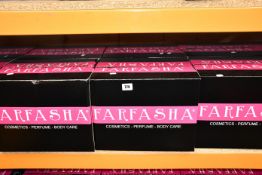 A quantity of FarFasha unscented anti-bacterial sanitiser. Spray formula removing the issue of