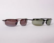 Two pairs of as new Maui Jim sunglasses.