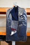 An as new Comptoir De Cotonniers Lintot coat in maritime blue (Size 36 - RRP £280).