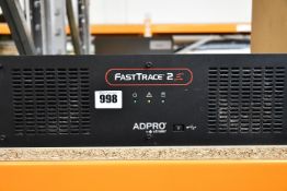 A pre-owned Xtralis Adpro FastTrace 2E Hybrid Gateway (0AN-0IP-2X4TB-20IN-8OUT) (Untested, sold as