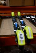 A pair of pre-owned Swix Trac Carbon Classic Rollefella Rolla skis (Size medium).