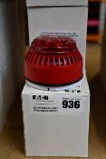 Ten boxed as new Eaton - Fulleon - ROLP, red body and red LED beacon/sounders (8210113FULL-0016X).
