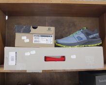 One pair of lady's Hunter back adjustable wellington boots in black (UK 7) and one pair of lady's