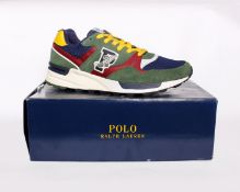 One pair of men's Ralph Lauren Trackstar sneakers multicolour (UK 9) and one pair of men's Martin