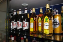 A quantity of assorted alcohol to include Tyskie, Lech and liqueurs (Over 18s only).