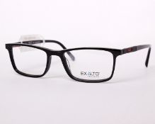 A pair of as new Exalto glasses frames with clear glass (RRP £270).