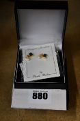 Three pairs of boxed as new Paula Bolton Vermeer Earrings (9142).