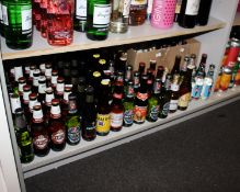 A large quantity of assorted beers/larger/ales and six bottles of Hayes & Finch Muscat sweet alter