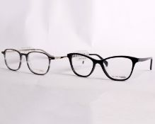 Two pairs of as new William Morris glasses frames with clear glass (RRP £170).