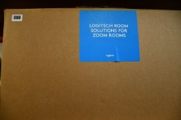 A boxed as new Logitech Tap for Zoom Video Conferencing Kit for Medium Rooms with Intel NUC Core