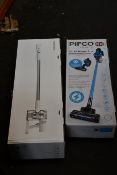A boxed as new Pifco Power Pro cordless vacuum cleaner (22.2v) together with a Dreame cordless V9P