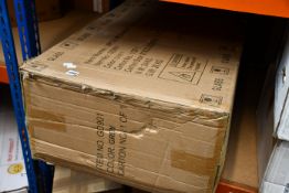 One boxed as new four piece iron and rattan sofa set (GD901).