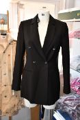 An as new BCBG Max Azira black blazer (XXS - RRP $298).