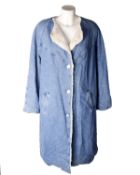 One lady's Isabel Marant Kaleia faux shearling-lined denim coat (40).