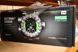 One boxed as new MSA Ultima X5000 Gas Monitor 10185337 (0-100% LEL 4.4% methane IR).