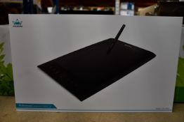 A boxed as new Huion Graphics Drawing Pen Tablet H610 Pro. 8192 Levels of Pressure Sensitivity. 10 x