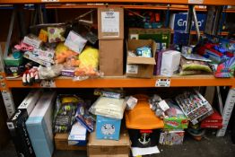 A large quantity of miscellaneous toys, games and related items.