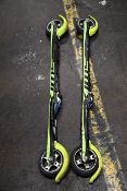 A pair of pre-owned Swix Trac Carbon Classic Rollefella Rolla skis (Size medium).