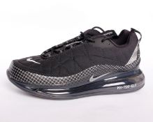 One pair of boxed as new Nike MX-720-818 trainer in black (UK 8).