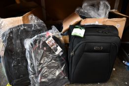 A quantity of as new backpacks to include Port Design backpacks (5), Okyo cabin luggage backpacks (