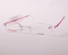 A pair of as new SwissFlex glasses frames with clear glass (RRP £200).