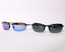 Two pairs of as new Maui Jim sunglasses.
