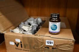 A quantity of as new Viridian Horseradish & Garlic Complex (30 capsules) and Ester-C 950mg (30