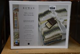 Two boxed as new Rowan Mako Cotton Baby Keepsake 8 Ball Colour Packs (Blue).