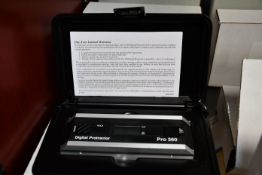 One boxed as new PRO 360 digital protractor (360 degree).