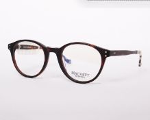 A pair of as new Hackett glasses frames with clear glass (RRP £220).