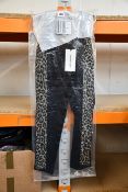 A pair as new The Kooples Peony Leo side band pants (Size 1 - RRP €188).
