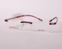 A pair of as new SwissFlex glasses frames with clear glass (RRP £200).
