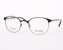 A pair of as new Exalto glasses frames with clear glass (RRP £270).