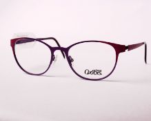 A pair of as new Oxibis glasses frames with clear glass (RRP £230).