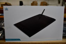A boxed as new Huion Graphics Drawing Pen Tablet H610 Pro. 8192 Levels of Pressure Sensitivity. 10 x
