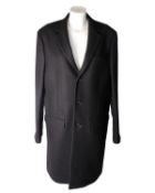One man's as new All Saints Chalcot Coat in black (Size: 42).