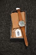A boxed as new ORIS Big Crown Pointer Date 80th Anniversary watch (0175477413167-0752058BR).