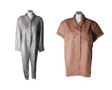 One Mistress Rocks Los Angeles Hey Girl jumpsuit in silver (S) and one Mistress Rocks Friendship