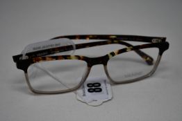 A pair of as new Vanni glasses frames with clear glass (RRP £220).