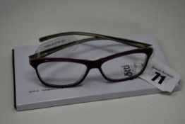 A pair of as new Gotti glass frames with clear glass (RRP £300).