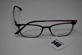 A pair of as new P+US Combo glasses frames with clear glass (RRP £210).