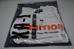 One man's as new Kings Ambition KA-1 t-shirt in white (XS, KW20-10).