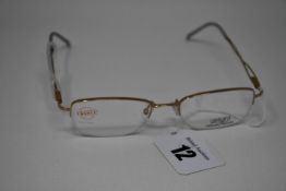 A pair of as new Airlight glasses frames with clear glass (RRP £220).
