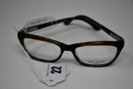 A pair of as new Paul & Joe glasses frames with clear glass (RRP £230).