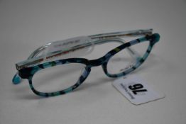A pair of as new Vanni glasses frames with clear glass (RRP £240).