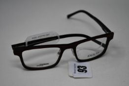 A pair of as new Exalto glasses frames with clear glass (RRP £270).