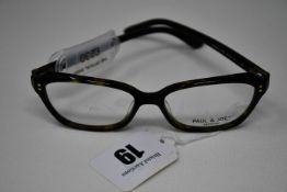 A pair of as new Paul & Joe glasses frames with clear glass (RRP £230).