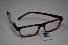 A pair of as new Exalto glasses frames with clear glass (RRP £270).